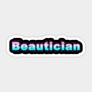 Beautician Sticker